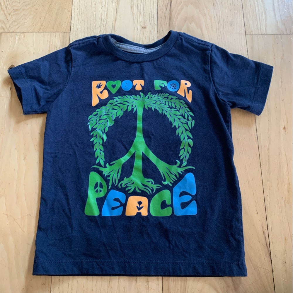 Patagonia Root for Peace tee in size 2T
